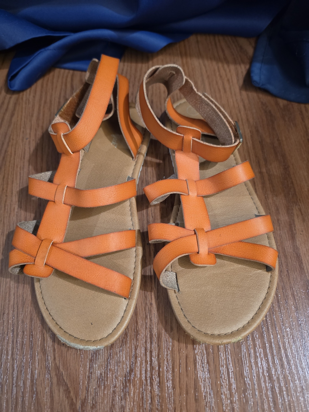 Cat & Jack Orange Strappy Kids Sandals